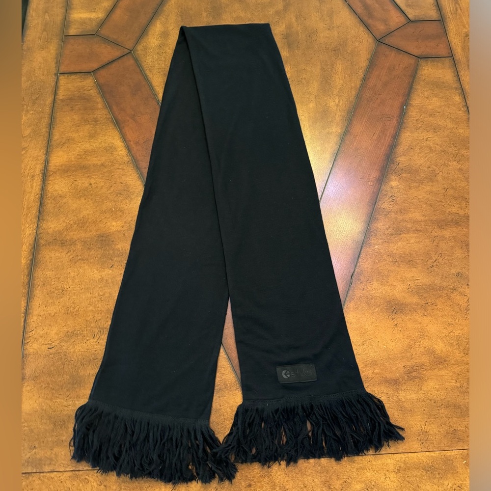 Ethika Black Cashmere Scarf
